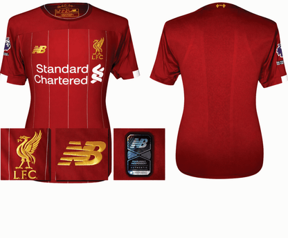BNWT 2019 2020 NEW BALANCE LIVERPOOL HOME SHIRT VIRGIL 4 MENS