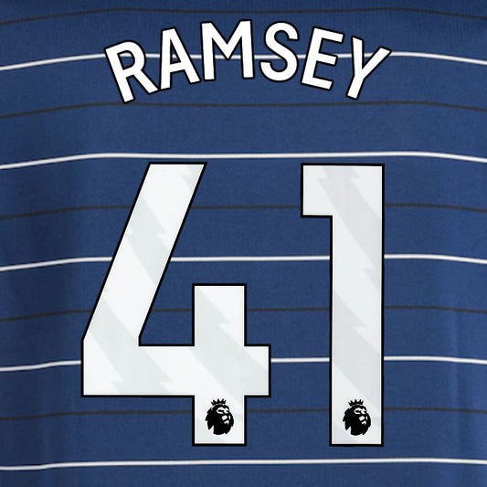 2024 2025 OFFICIAL ASTON VILLA RAMSEY 41 3RD PLAYER SIZE NAME SET