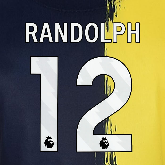 2023 2024 OFFICIAL BOURNEMOUTH RANDOLPH 12 3RD PLAYER SIZE NAME SET