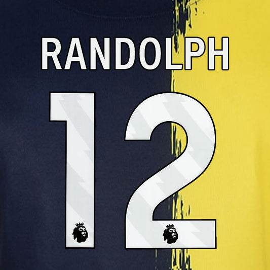 2023 2024 OFFICIAL BOURNEMOUTH RANDOLPH 12 3RD PLAYER SIZE NAME SET