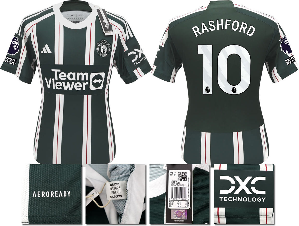 BNWT 2023 2024 MAN UTD ADIDAS AWAY SHIRT RASHFORD 10