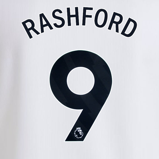 2024 2025 OFFICIAL ASTON VILLA RASHFORD 9 AWAY PLAYER SIZE NAME SET