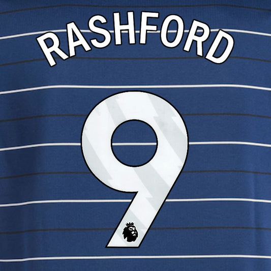 2024 2025 OFFICIAL ASTON VILLA RASHFORD 9 3RD PLAYER SIZE NAME SET
