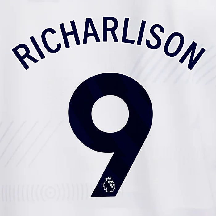 2023 2024 OFFICIAL TOTTENHAM HOTSPUR RICHARLISON 9 HOME PLAYER SIZE NAME SET