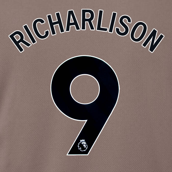 2023 2024 OFFICIAL TOTTENHAM HOTSPUR RICHARLISON 9 3RD PLAYER SIZE NAME SET