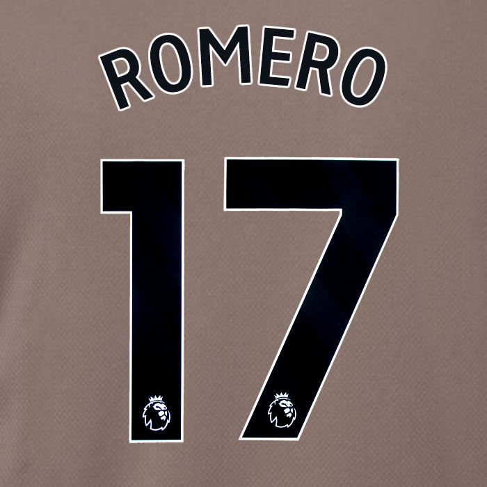 2023 2024 OFFICIAL TOTTENHAM HOTSPUR ROMERO 17 3RD PLAYER SIZE NAME SET
