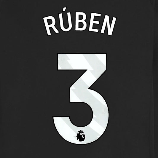 2025 2026 MANCHESTER CITY DIAS 3 WHITE AWAY PLAYER SIZE NAME SET