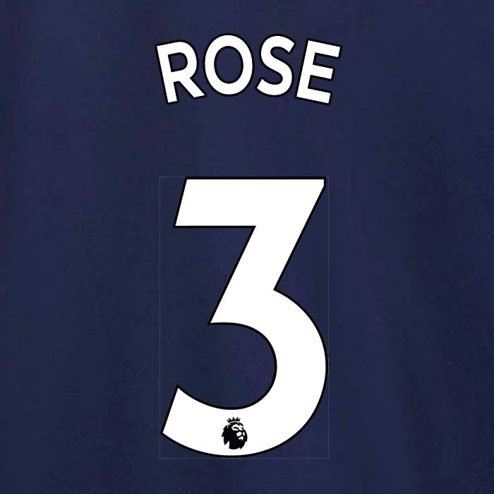 2019 2020 TOTTENHAM HOTSPUR ROSE 3 WHITE AWAY OFFICIAL PLAYER SIZE NAME SET