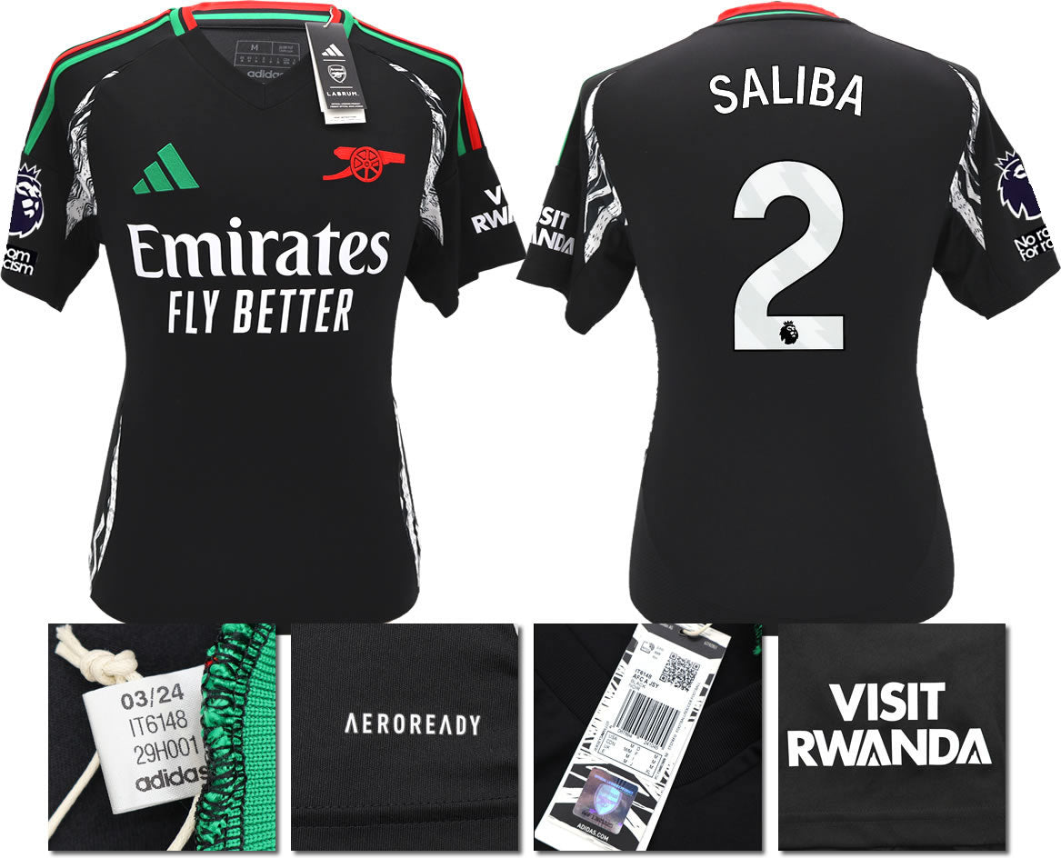 BNWT 2024/2025 ARSENAL F.C. ADIDAS AWAY SHIRT SALIBA 2