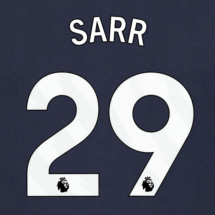 2023 2024 OFFICIAL TOTTENHAM HOTSPUR SARR 29 AWAY PLAYER SIZE NAME SET