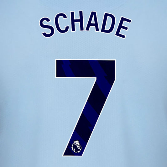 2025 2026 BRENTFORD SCHADE 7 BLACK 3RD PLAYER SIZE NAME SET