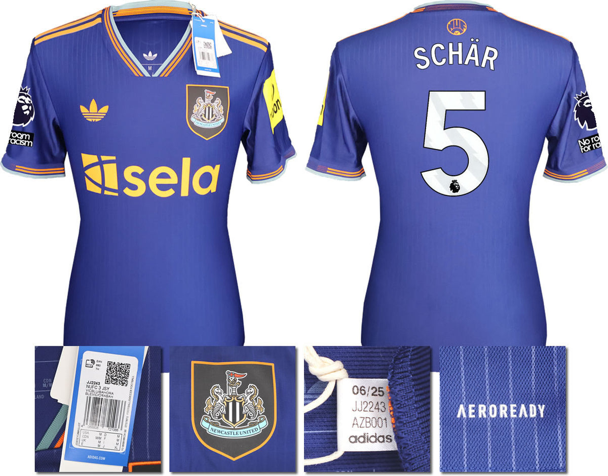 BNWT 2025/2026 Newcastle United FC adidas SCHÄR 5 3rd Shirt