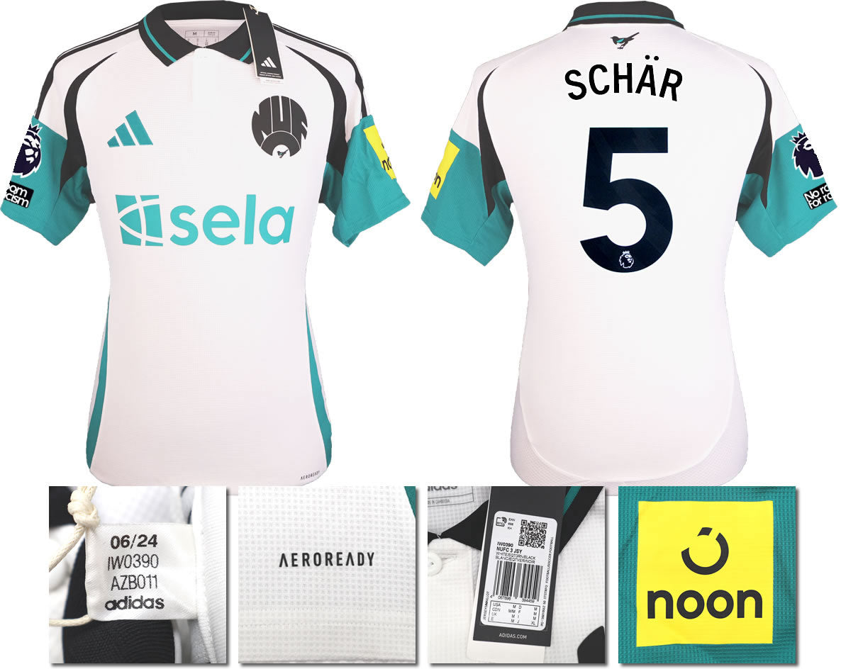 BNWT 2024 2025 NEWCASTLE UNITED 3RD SHIRT SCHÄR 5 MEN'S