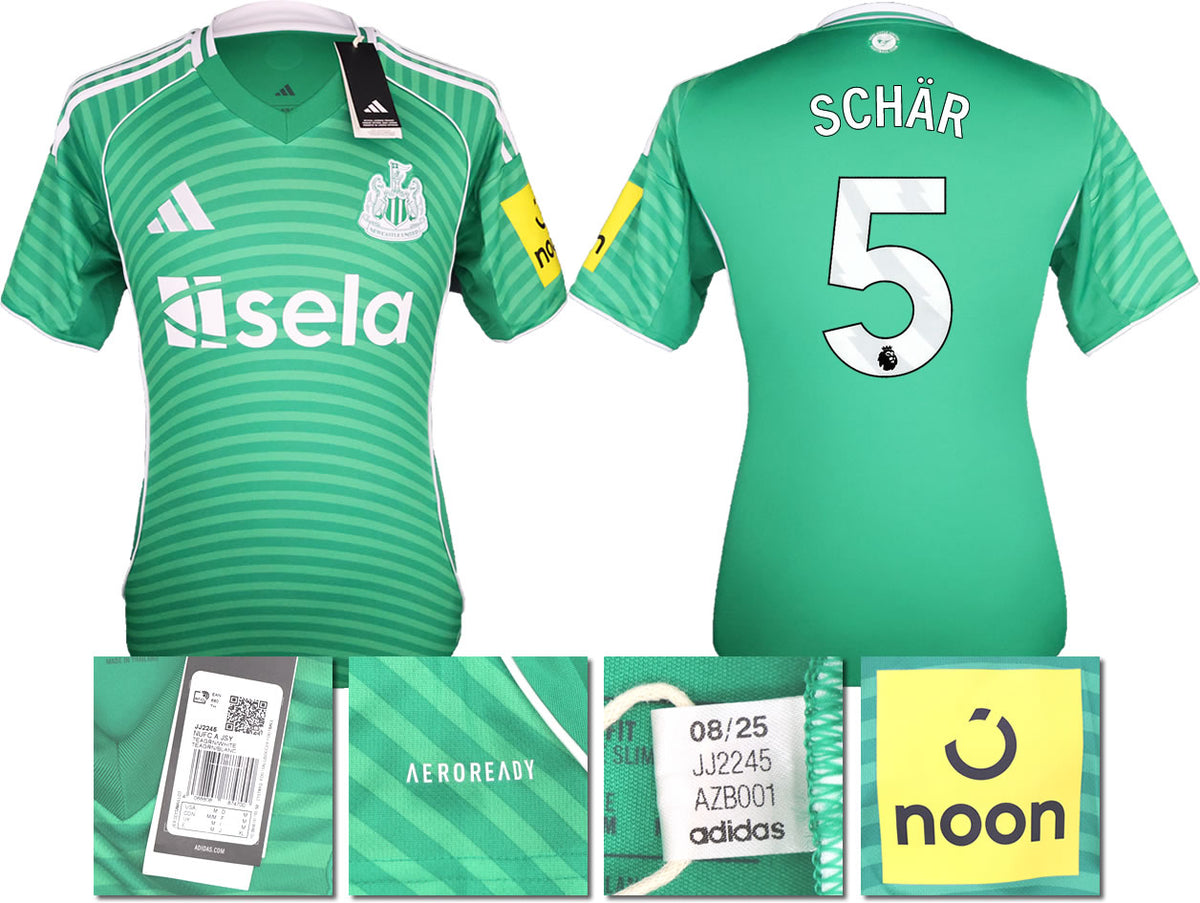 BNWT 2025 2026 NEWCASTLE UNITED AWAY SHIRT SCHÄR 5 MEN'S