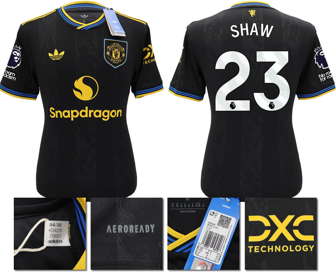 BNWT 2025 2026 MANCHESTER UNITED ADIDAS 3RD SHIRT SHAW 23