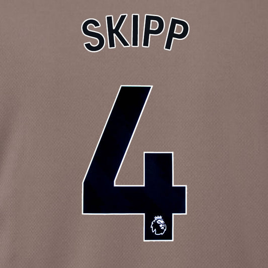 2023 2024 OFFICIAL TOTTENHAM HOTSPUR SKIPP 4 3RD PLAYER SIZE NAME SET