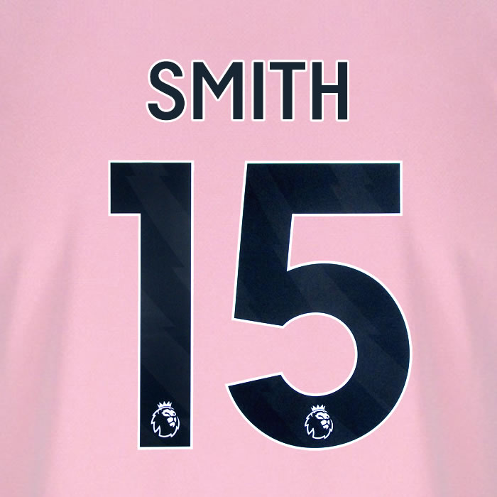 2025 2026 BOURNEMOUTH SMITH 15 BLACK 3RD PLAYER SIZE NAME SET