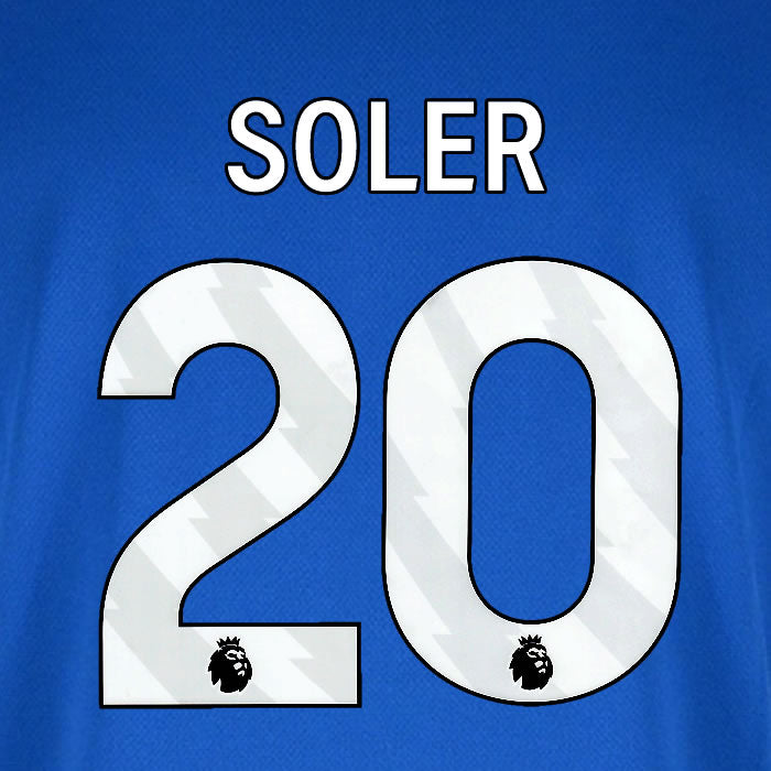 2025 2026 BOURNEMOUTH SOLER 6 WHITE AWAY PLAYER SIZE NAME SET