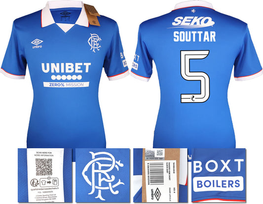 BNWT 2025/26 RANGERS FC HOME SHIRT SOUTTAR 5