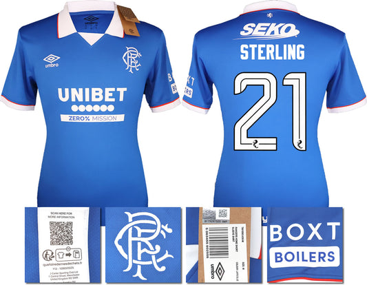 BNWT 2025/26 RANGERS FC HOME SHIRT STERLING 21