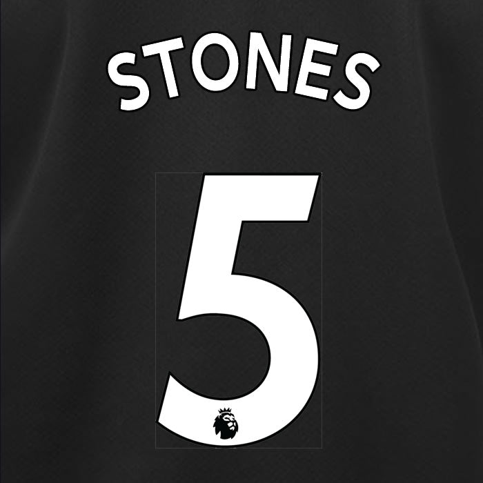 2019 2020 MANCHESTER CITY OTAMENDI 5 WHITE AWAY OFFICIAL PLAYER SIZE NAME SET