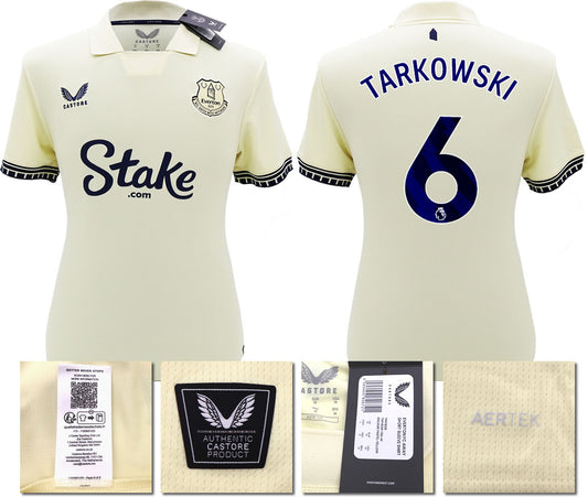 BNWT 2025/26 EVERTON FC AWAY SHIRT TARKOWSKI 6