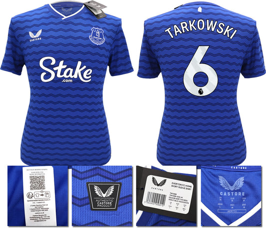 BNWT 2025/26 EVERTON FC HOME SHIRT TARKOWSKI 6
