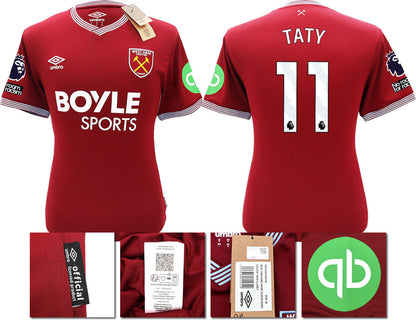 BNWT 2025 2026 WEST HAM HOME SHIRT TATY 11 MEN'S