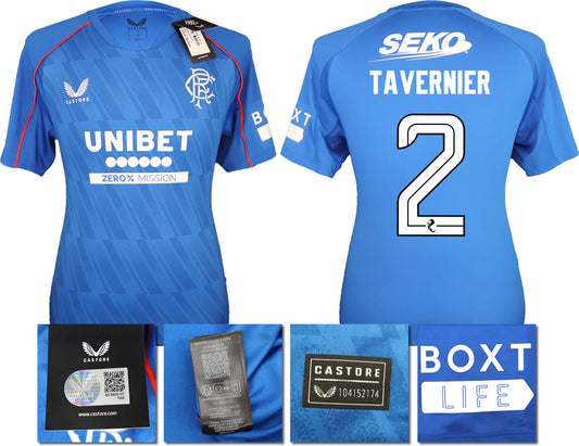 BNWT 2024/25 RANGERS FC HOME SHIRT TAVERNIER 2