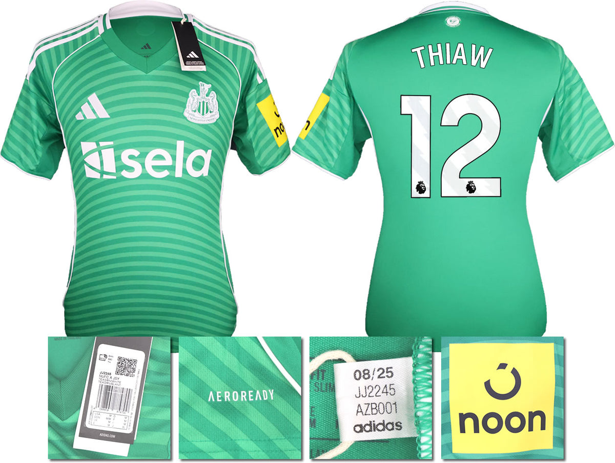 BNWT 2025 2026 NEWCASTLE UNITED AWAY SHIRT THIAW 12 MEN'S