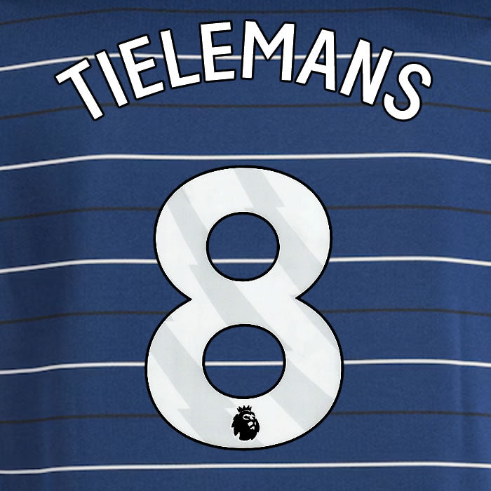 2024 2025 OFFICIAL ASTON VILLA TIELEMANS 8 3RD PLAYER SIZE NAME SET
