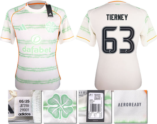 BNWT 2025/26 CELTIC FC 3RD SHIRT TIERNEY 63