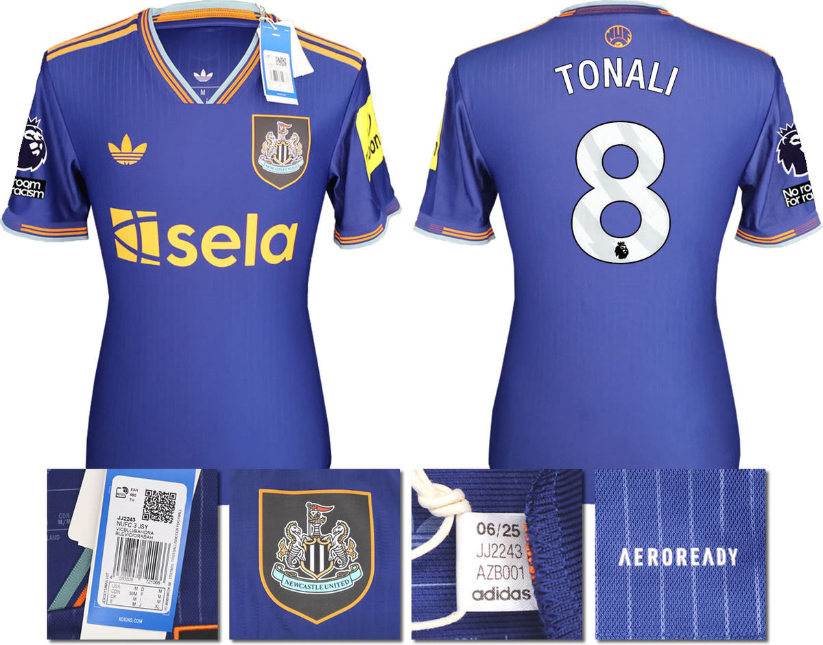 BNWT 2025/2026 Newcastle United FC adidas TONALI 8 3rd Shirt
