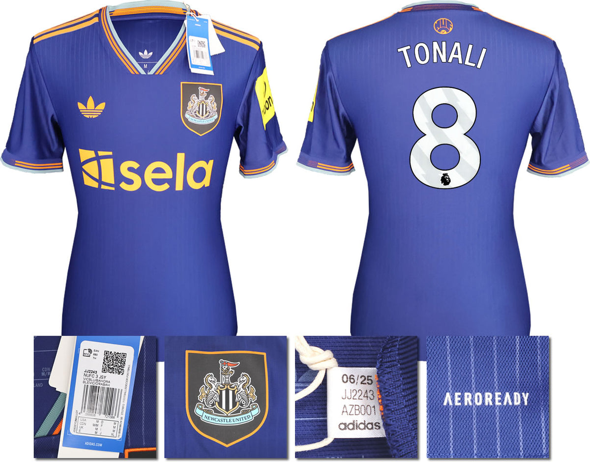 BNWT 2025/2026 Newcastle United FC adidas TONALI 8 3rd Shirt