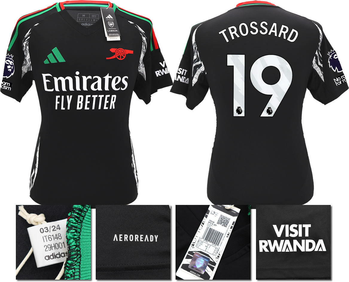 BNWT 2024/2025 ARSENAL F.C. ADIDAS AWAY SHIRT  TROSSARD 19