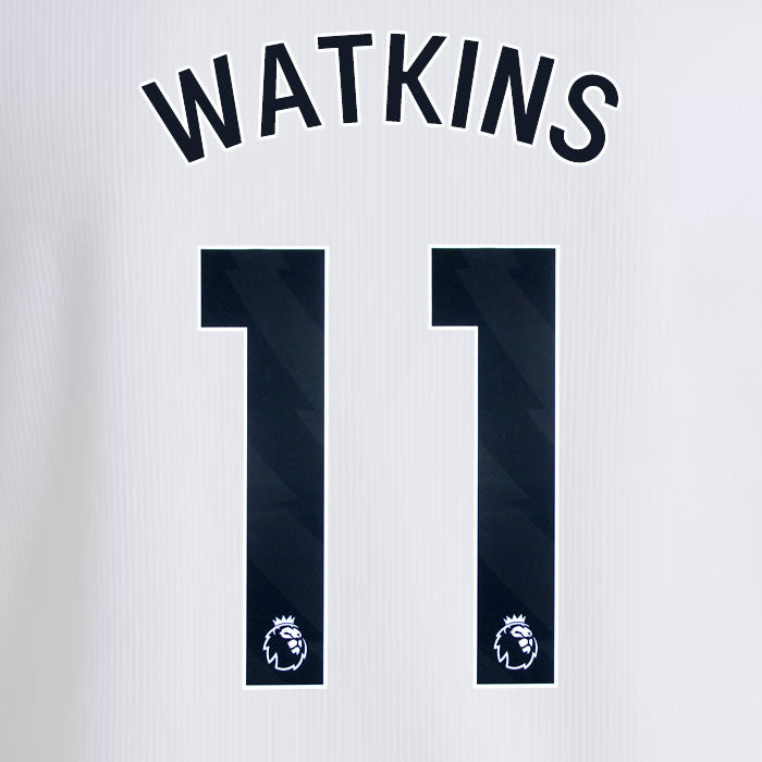 2024 2025 OFFICIAL ASTON VILLA WATKINS 11 AWAY PLAYER SIZE NAME SET