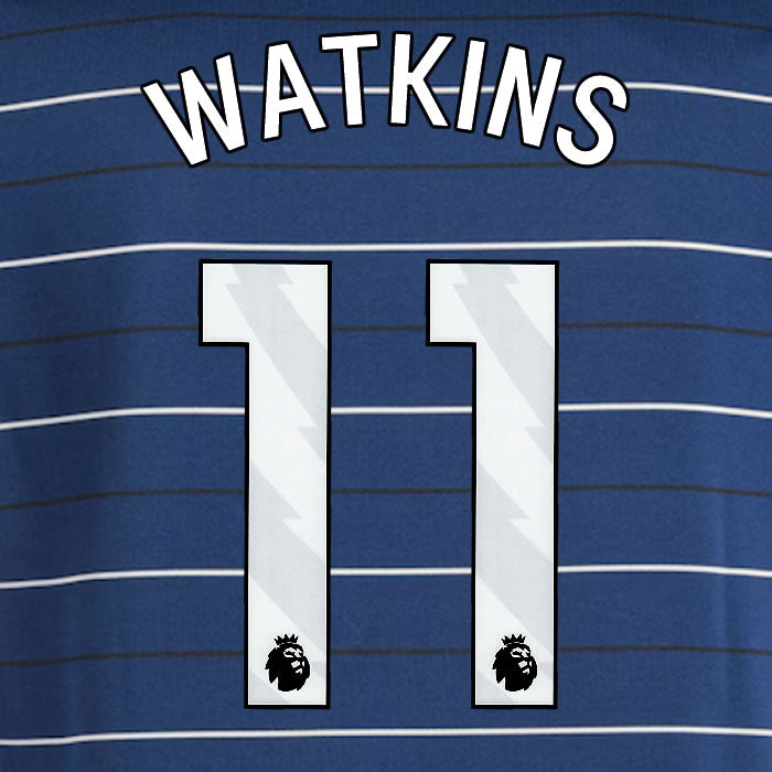2024 2025 OFFICIAL ASTON VILLA WATKINS 11 3RD PLAYER SIZE NAME SET