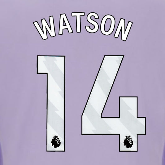 2025 2026 OFFICIAL BRIGHTON HOVE ALBION WATSON 14 AWAY PLAYER SIZE NAME SET