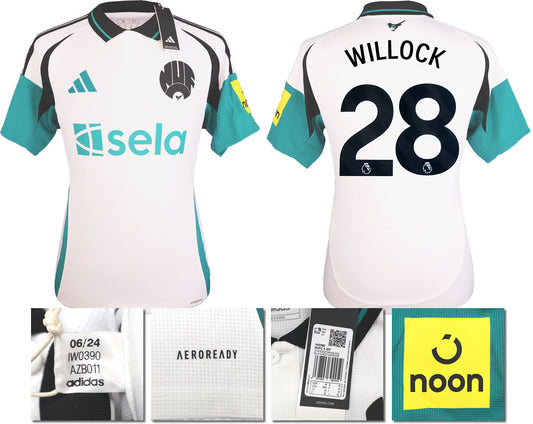 BNWT 2024 2025 NEWCASTLE UNITED 3RD SHIRT WILLOCK 28 MEN'S