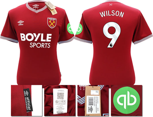 BNWT 2025 2026 WEST HAM HOME SHIRT WILSON 9 MEN'S