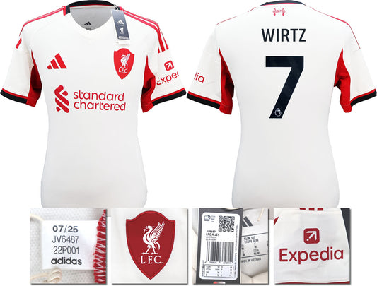 BNWT 2025 2026 LIVERPOOL AWAY SHIRT WIRTZ 7 MEN'S