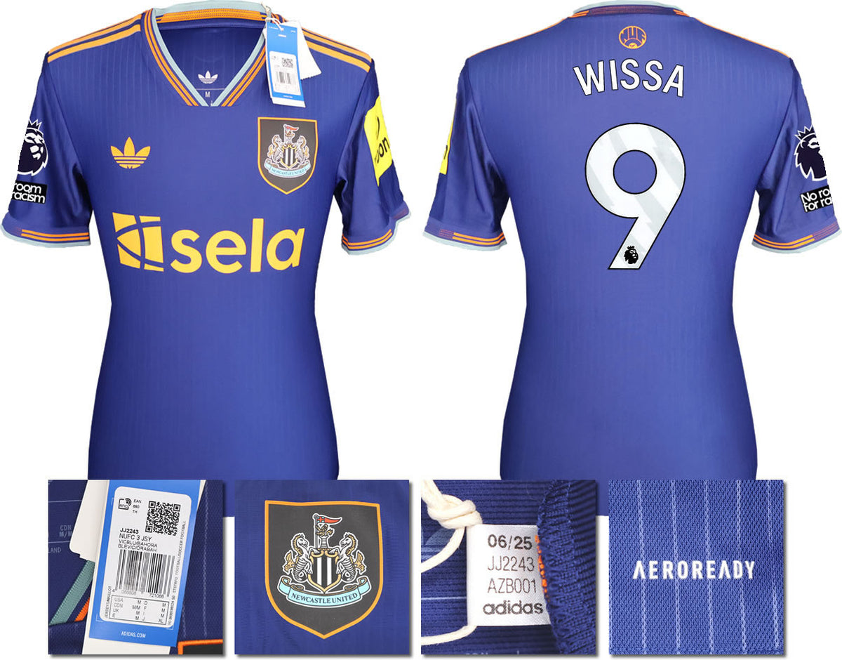 BNWT 2025/2026 Newcastle United FC adidas WISSA 9 3rd Shirt