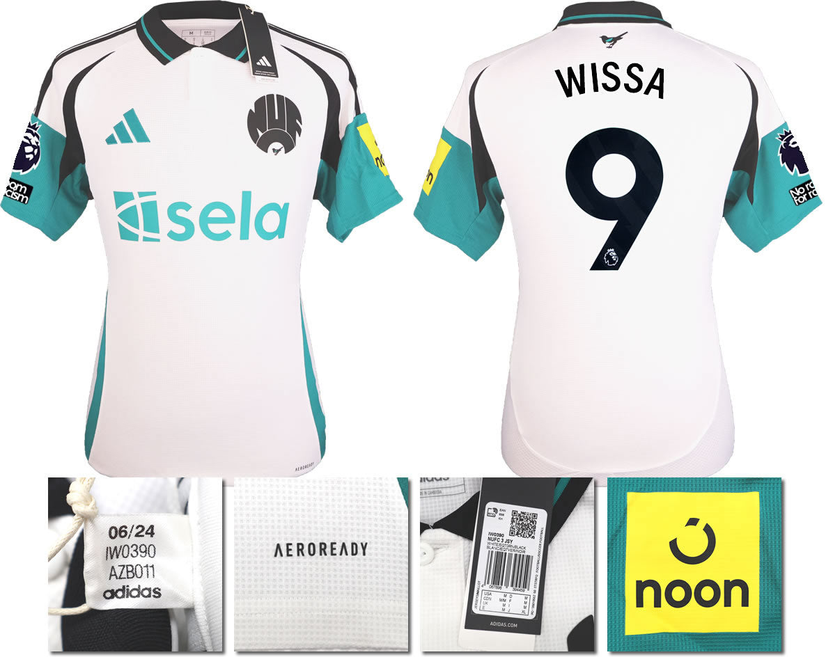 BNWT 2024 2025 NEWCASTLE UNITED 3RD SHIRT WILSON 9 MEN'S