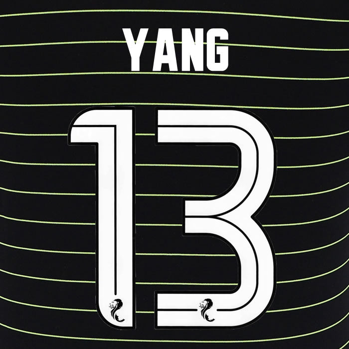 2025 2026 Celtic YANG 13 WHITE AWAY OFFICIAL PLAYER SIZE NAMESET
