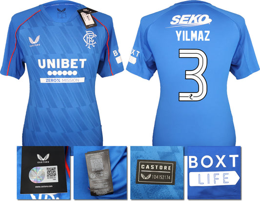 BNWT 2024/25 RANGERS FC HOME SHIRT YILMAZ 3