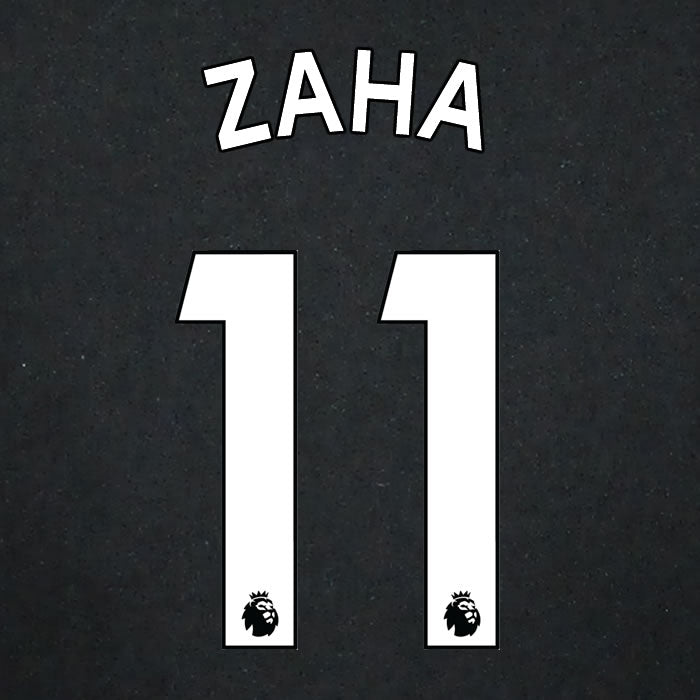 2019 2020 CRYSTAL PALACE ZAHA 11 WHITE AWAY OFFICIAL PLAYER SIZE NAME SET